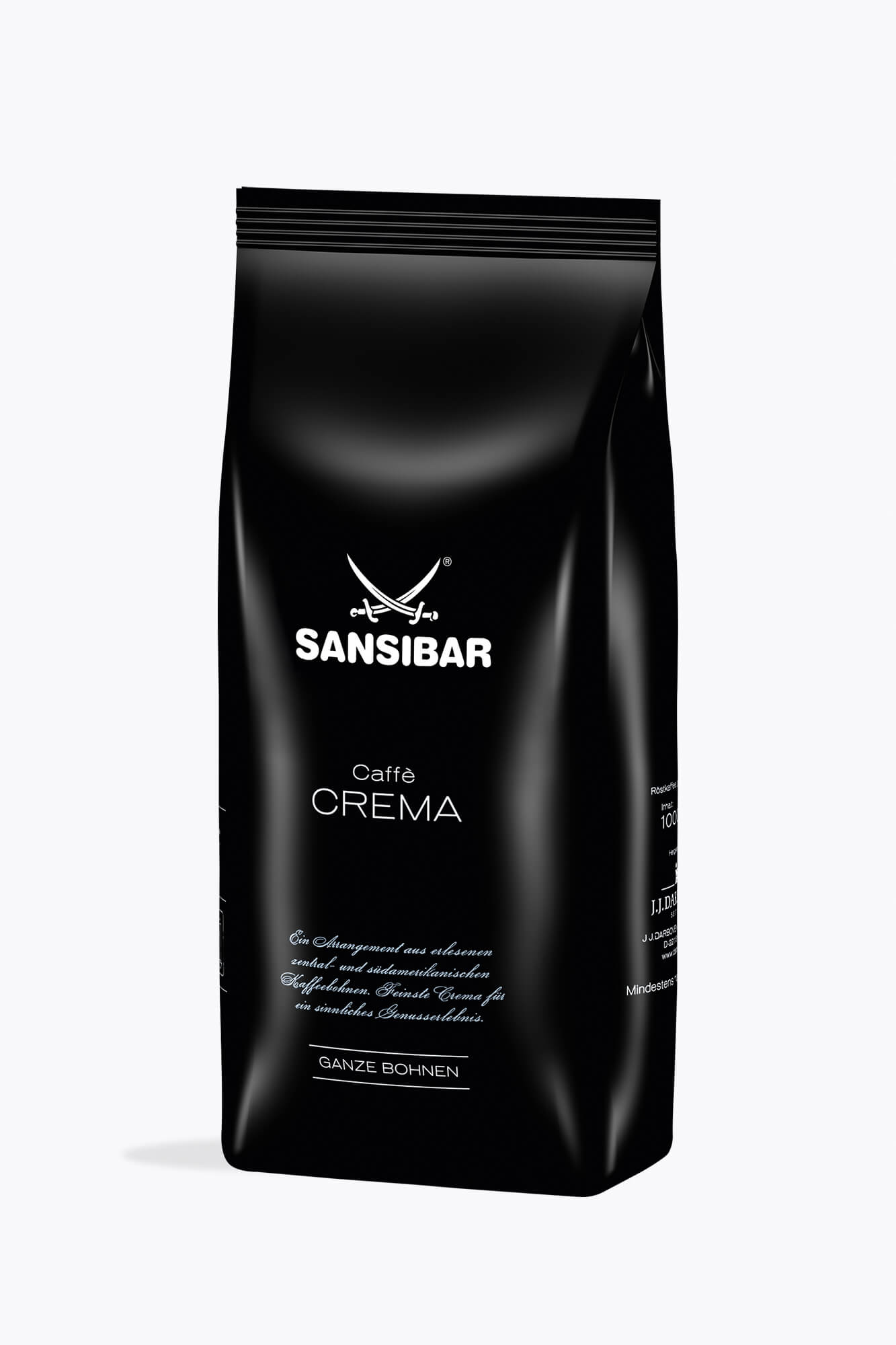 Sansibar Caffè Crema 1kg Bohne