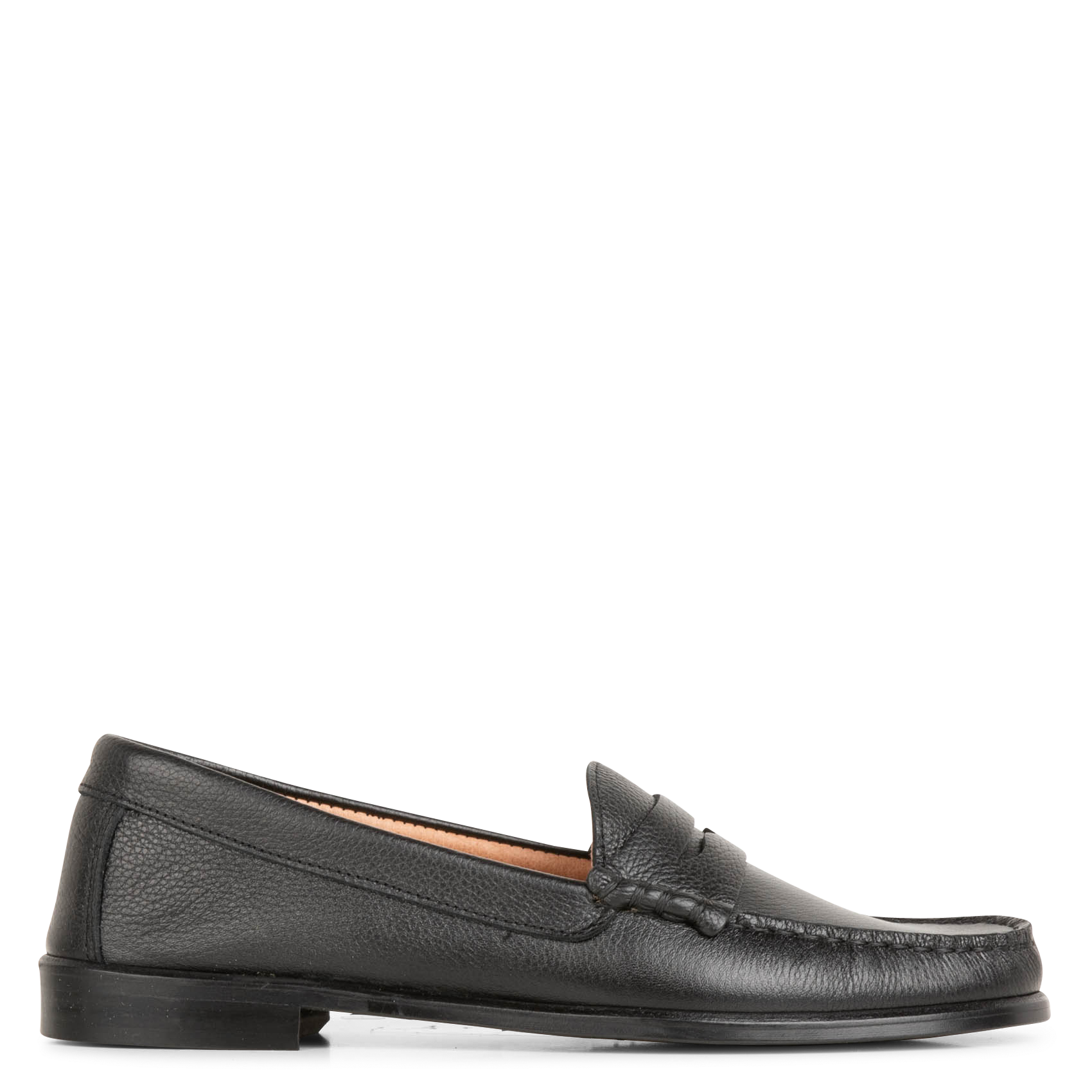 DRISS - Mocassins en cuir/ MASQUE RETOUR MARQUE | Noir