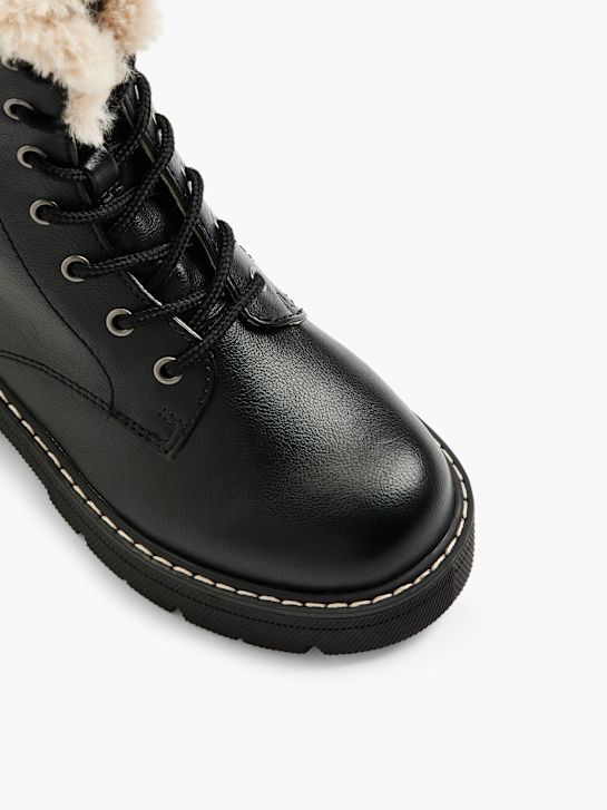 Graceland Schnür-Stiefelette Schwarz