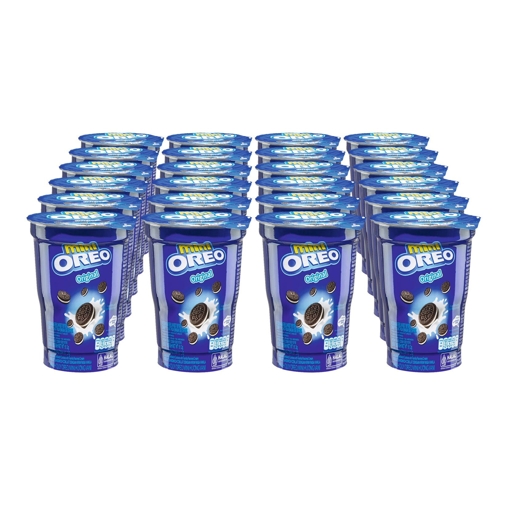 Oreo Mini Vanilla 61,3 g, 24er Pack