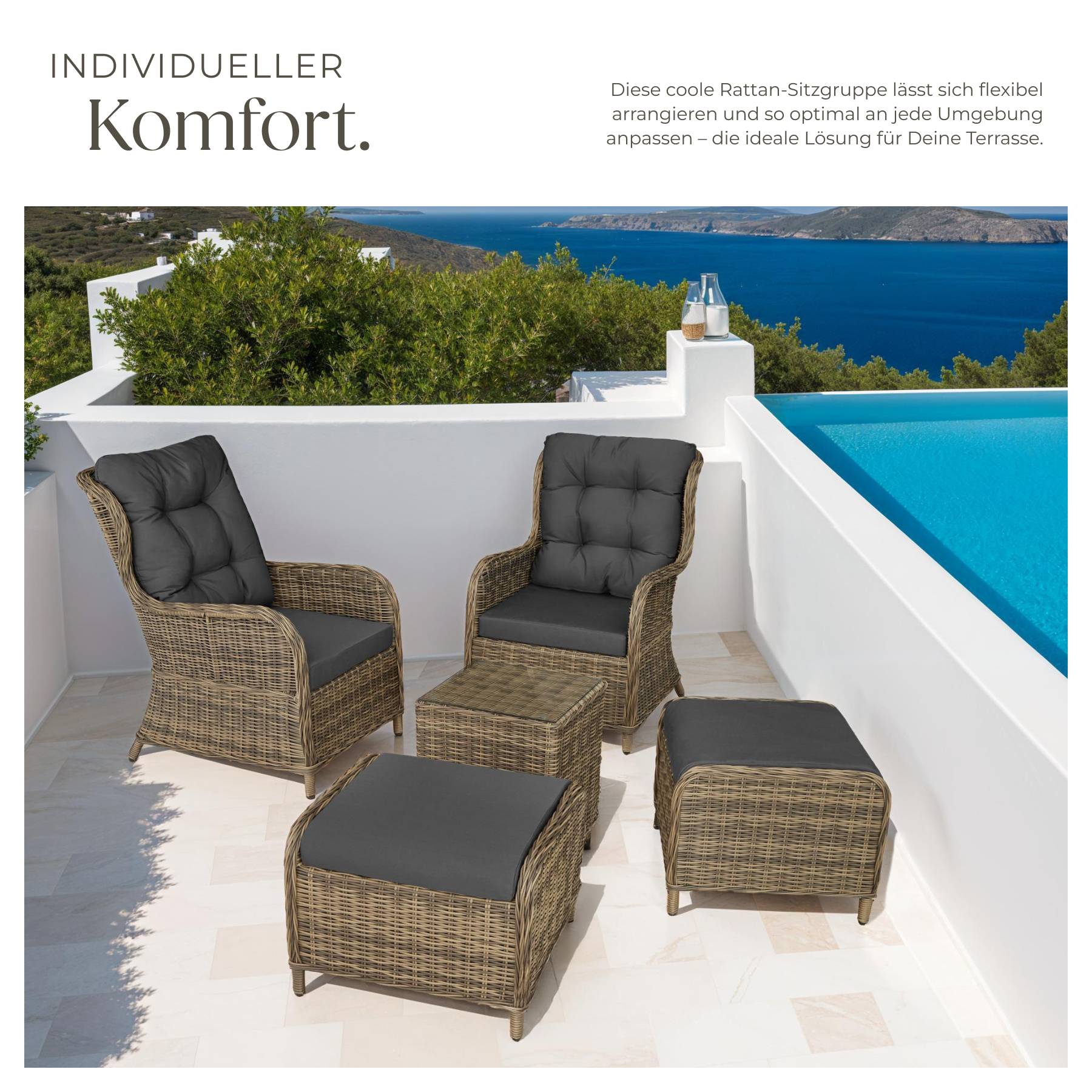 Rattan Sitzgruppe Benissa