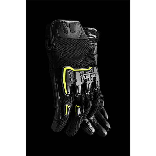 Furygan - Gants Shade Noir / Jaune fluo