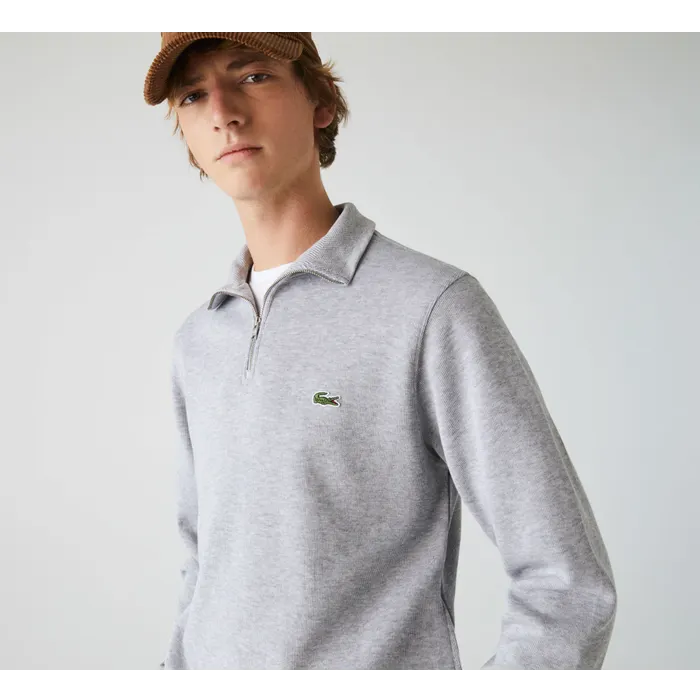 Lacoste Zip Stand-Up Collar Sweater Heren