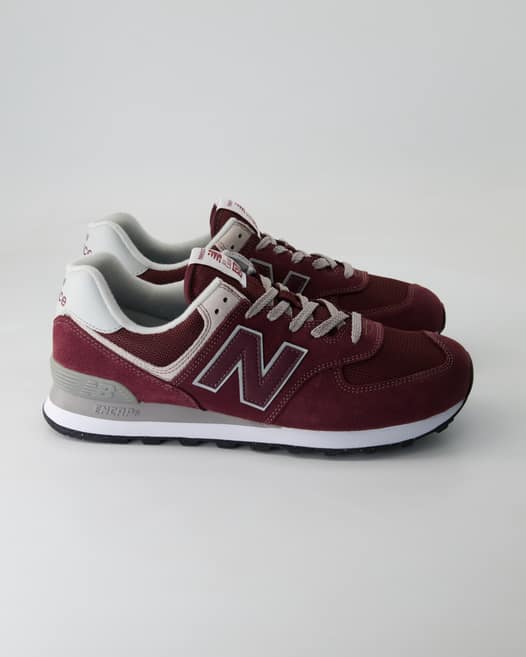 New Balance ML574EVM Sneaker in Bordeaux