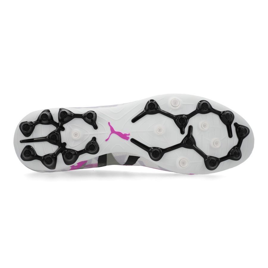 PUMA Ultra 5 Ultimate MG Forever - Blanc/Pure Magenta/Gris/Noir ÉDITION LIMITÉE