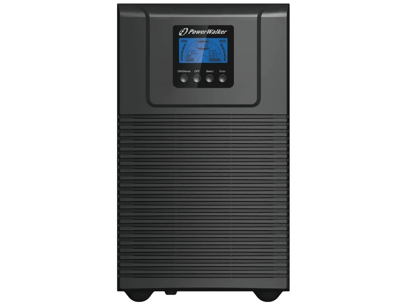 PowerWalker VFI 3000 TG - UPS - 2700 Watt - 3000 VA - 9 At - RS-232, USB - output-stikforbindelser: 5
