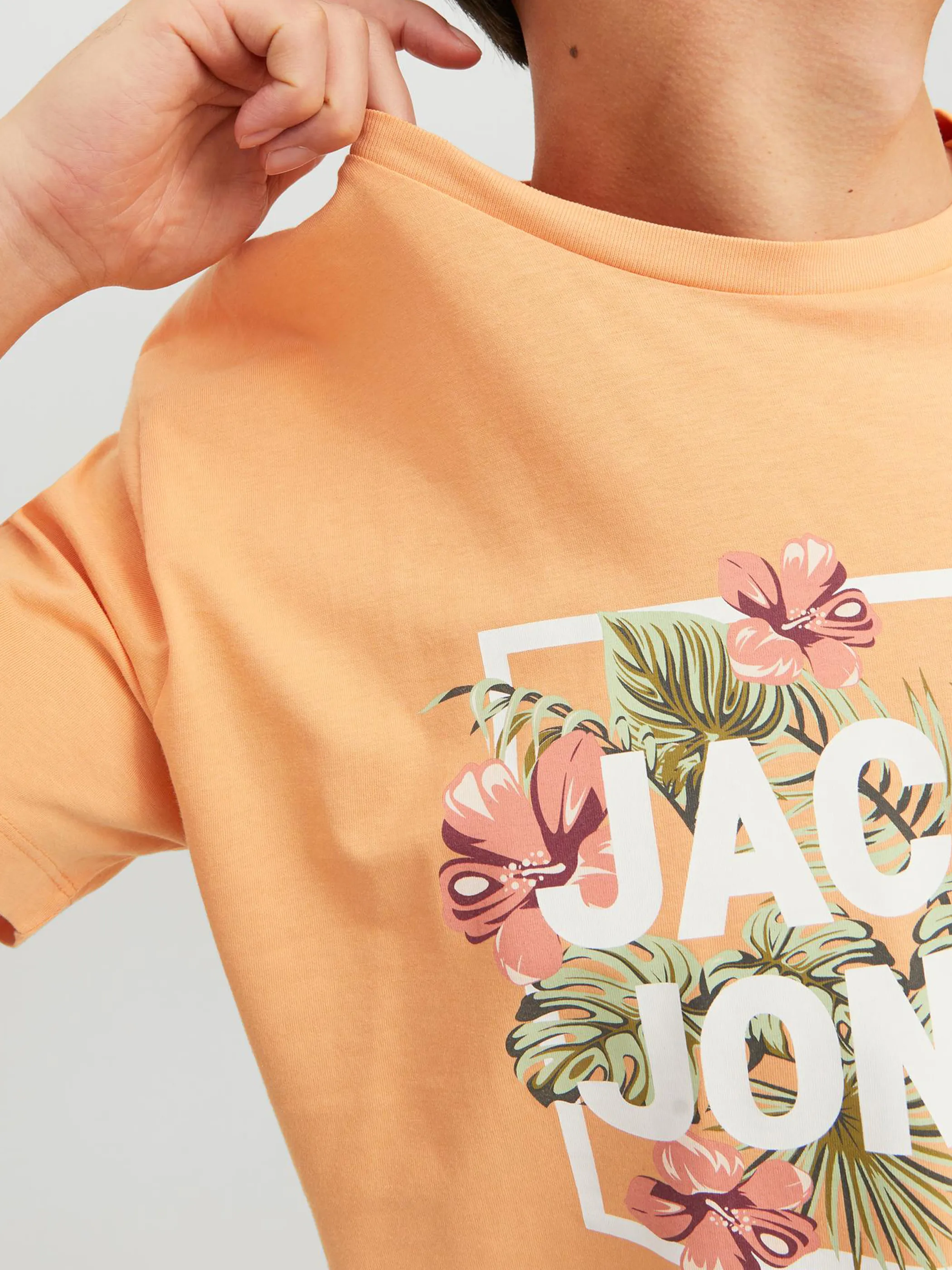 Jack&Jones JJBECS SHAPE TEE SS C T-Shirt