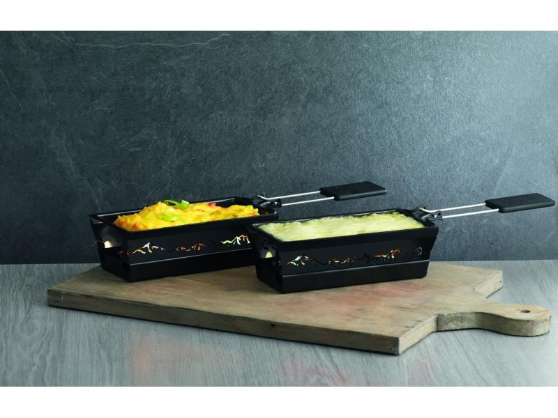 Kuhn Rikon Teelicht-Raclette Mini Candle Light Schwarz Mini Raclette, Schwarz
