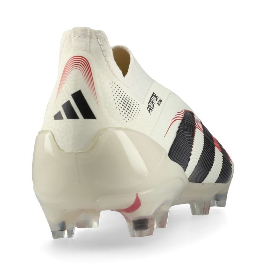 adidas Predator Elite Laceless FG Champagne - Blanc/Noir/Pure Ruby
