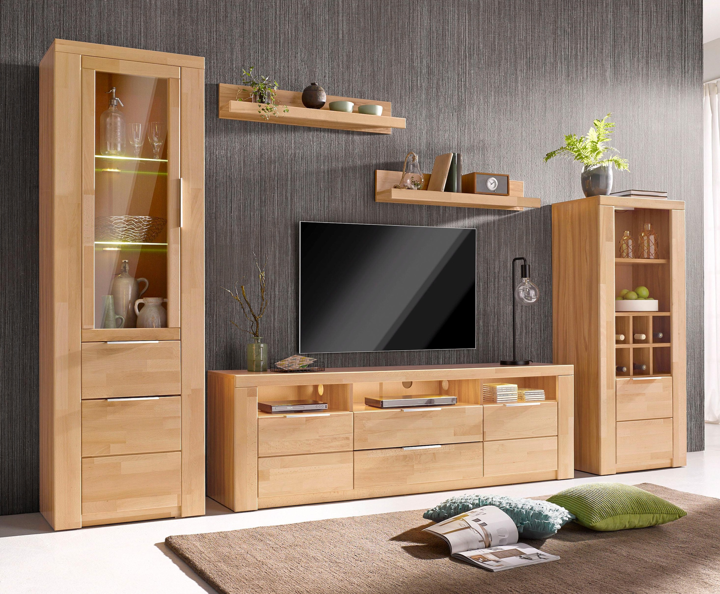 Home affaire Wohnwand »Zara« Set, 5 Stk. tlg.