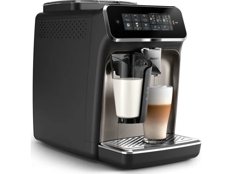 Philips 3300 series EP3347 - Automatisk kaffemaskine med capuccinatore - 15 bar - sort/krom