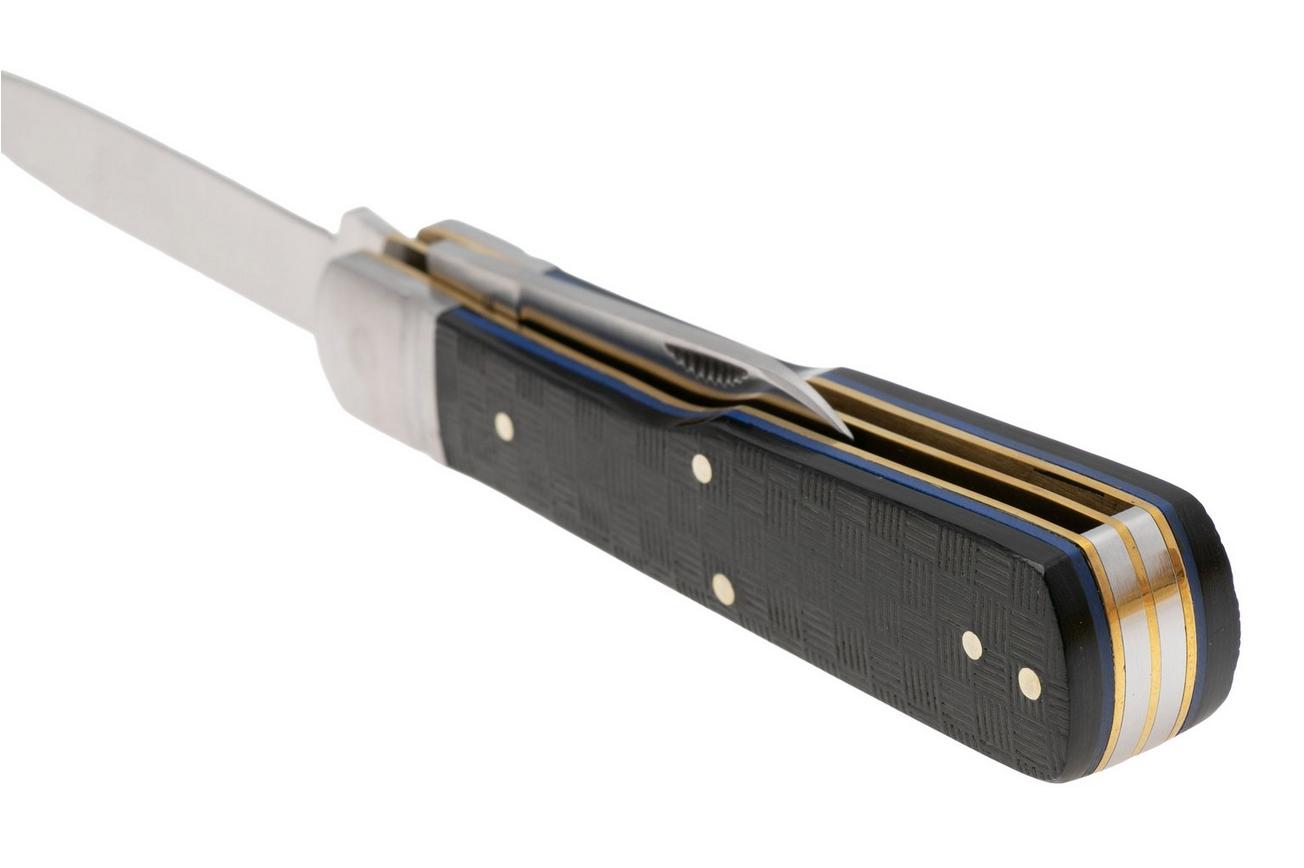 Rough Ryder Black Reserve Gunstock RR2570, Satin 440A, Textured Pakkawood, zakmes