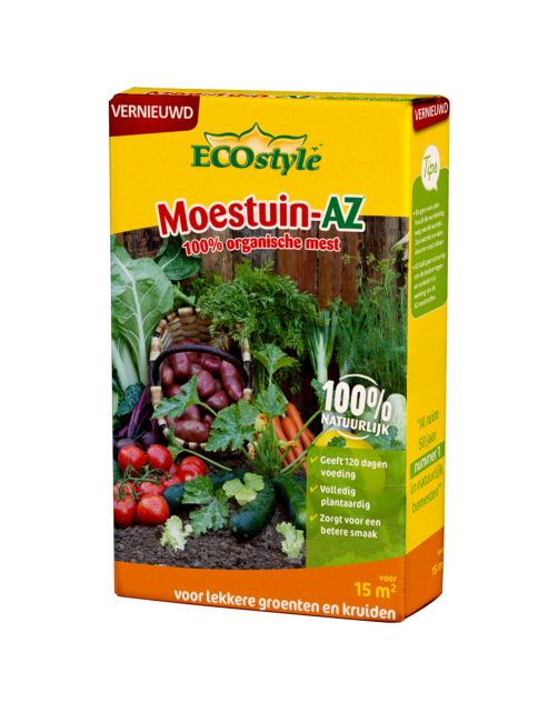 Ecostyle Moestuin-Az - Moestuinmeststoffen - 15 m2 800 g Dé Meststof Voor Je Moestuin