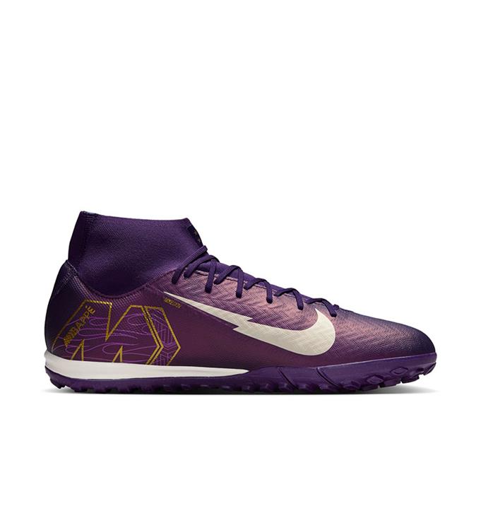 Nike ZM SUPERFLY 10 ACADEMY KM TF FQ8333-500 GRAND-PURPLE-PALE-IVORY