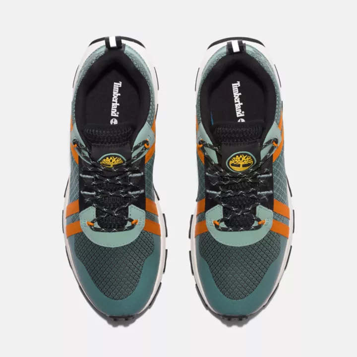 Basket basse à lacets Winsor Trail pour homme en vert clair