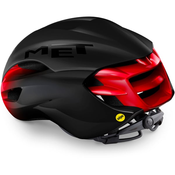 Casque vélo MET MANTA MIPS CE NOIR ROUGE ALLISE MATT BRILLANT NOIR ROUGE METALLISE MATT BRILLANT