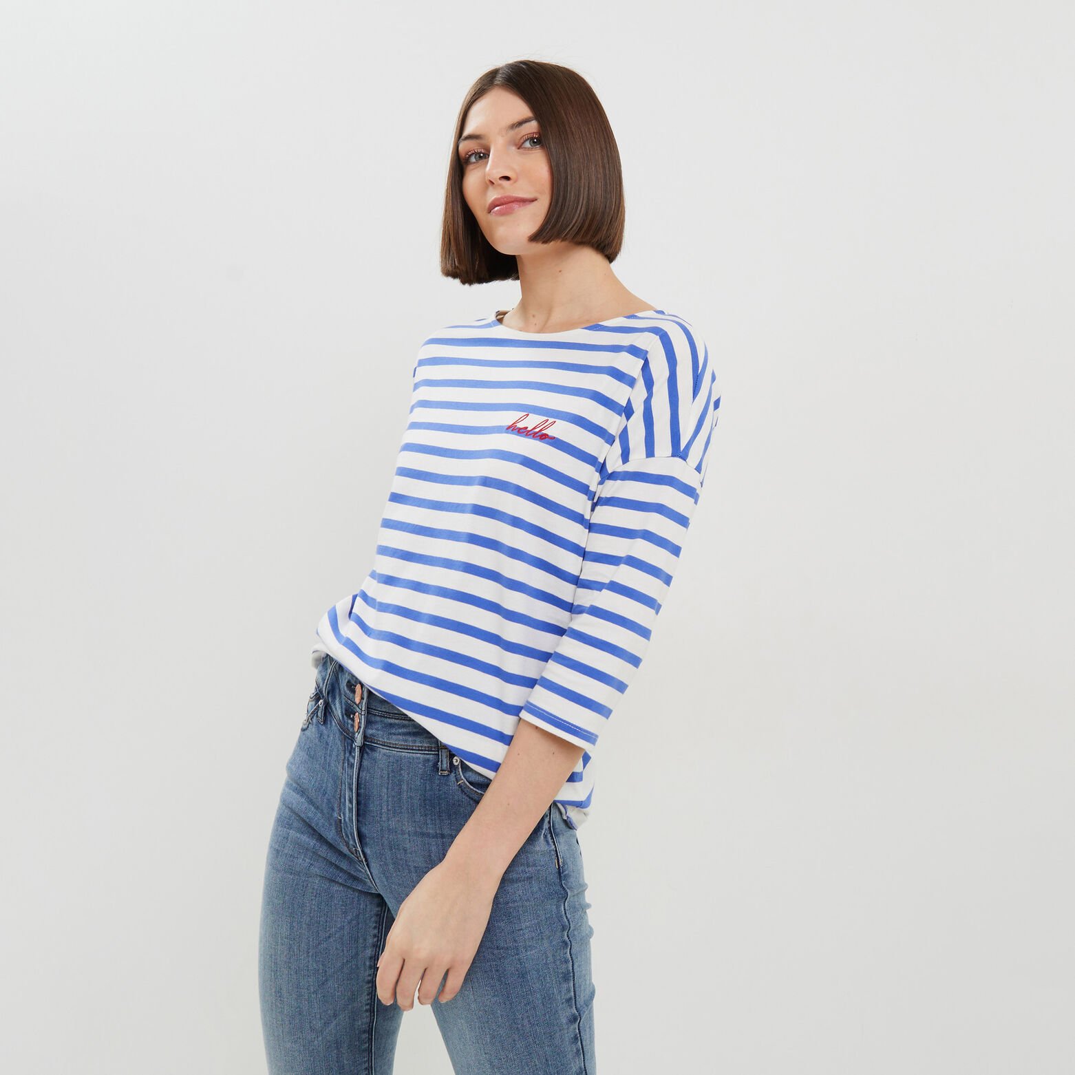 Tshirt marinière femme