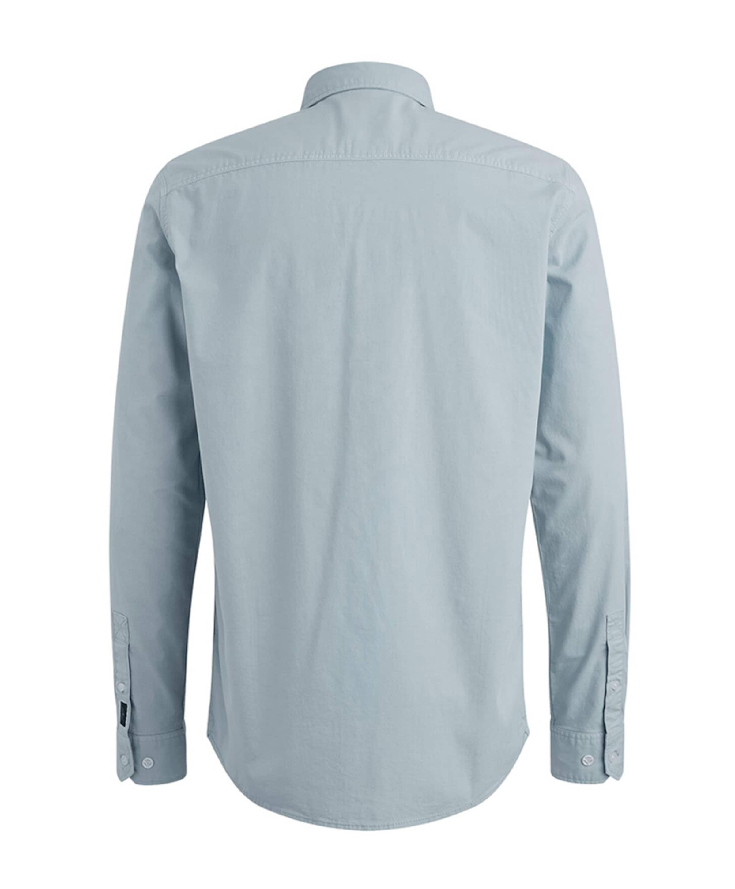 PME Legend Heren overhemd lange mouw blauw