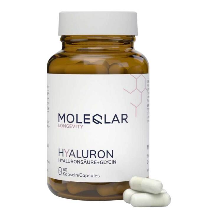 Moleqlar Longevity Hyaluron + Glycin Kapseln, 60 St