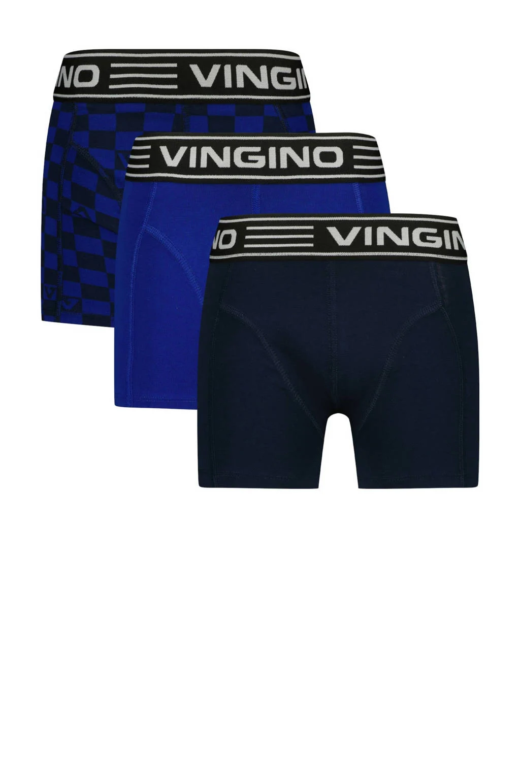 Vingino boxershort - set van 3 blauw