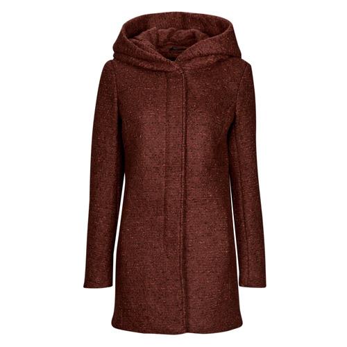 Only - ONLSEDONA BOUCLE WOOL COAT OTW NOOS - Bordeaux