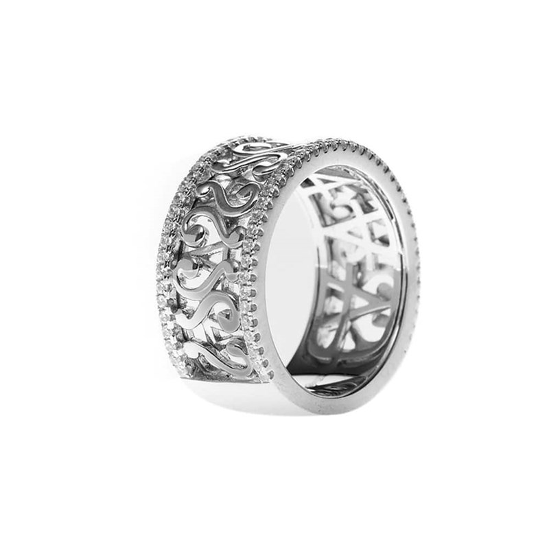 Bague Argent Motif Orus