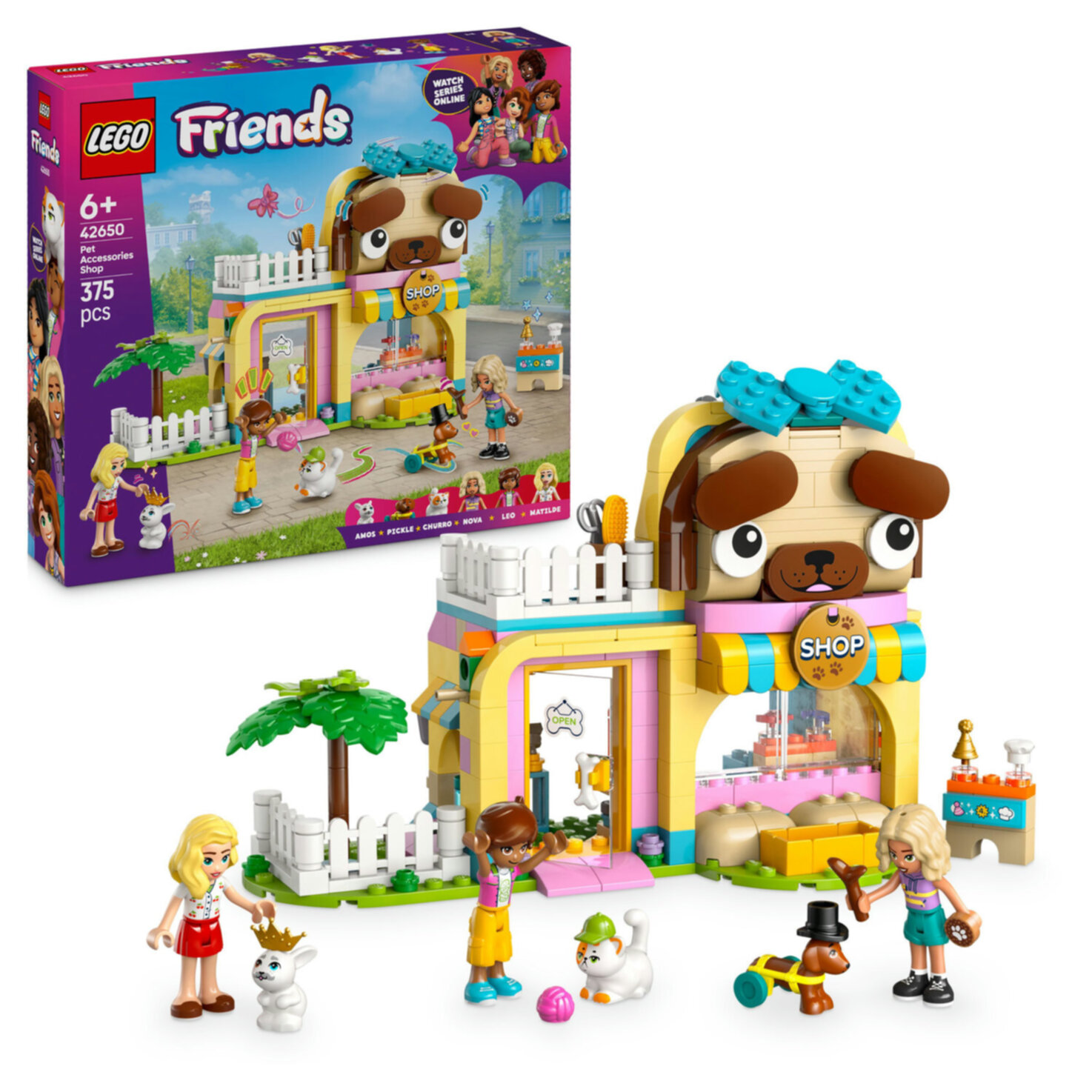 LEGO® Friends 42650 Geschäft für Haustierzubehör ab 6 Jahren