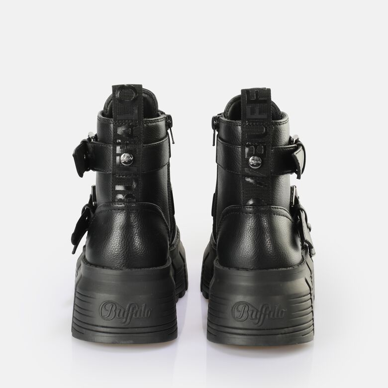 Ava Ankleboot Botte vegan, noir