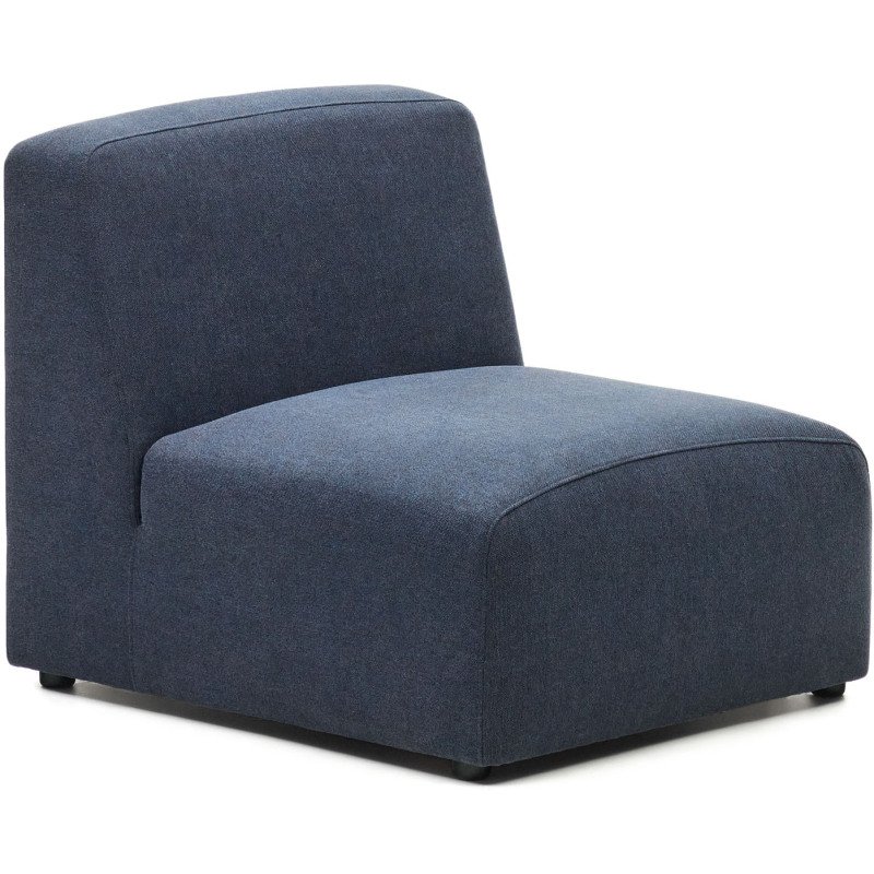 Module assise Neom tissu bleu - 1 place L.75 cm