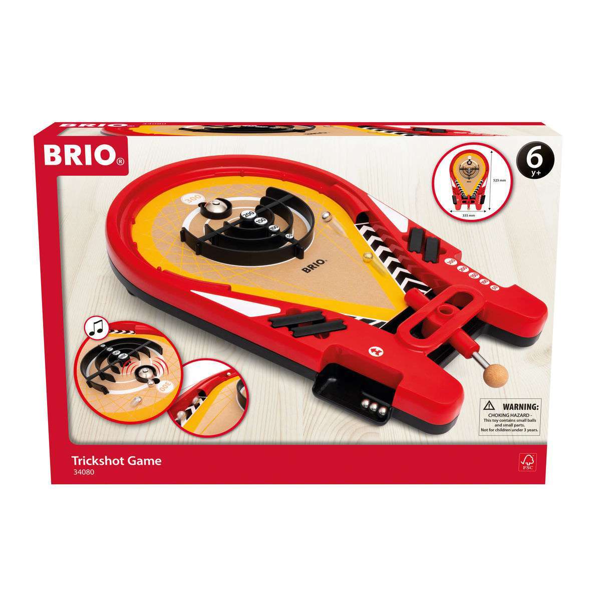 BRIO Spiel Trickshot-Geschicklichkeitsspiel