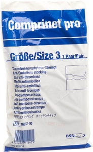 COMPRINET PRO Thromboseprophylaxe-Strumpf A-G normal weiss Grösse 3, 1 Paar