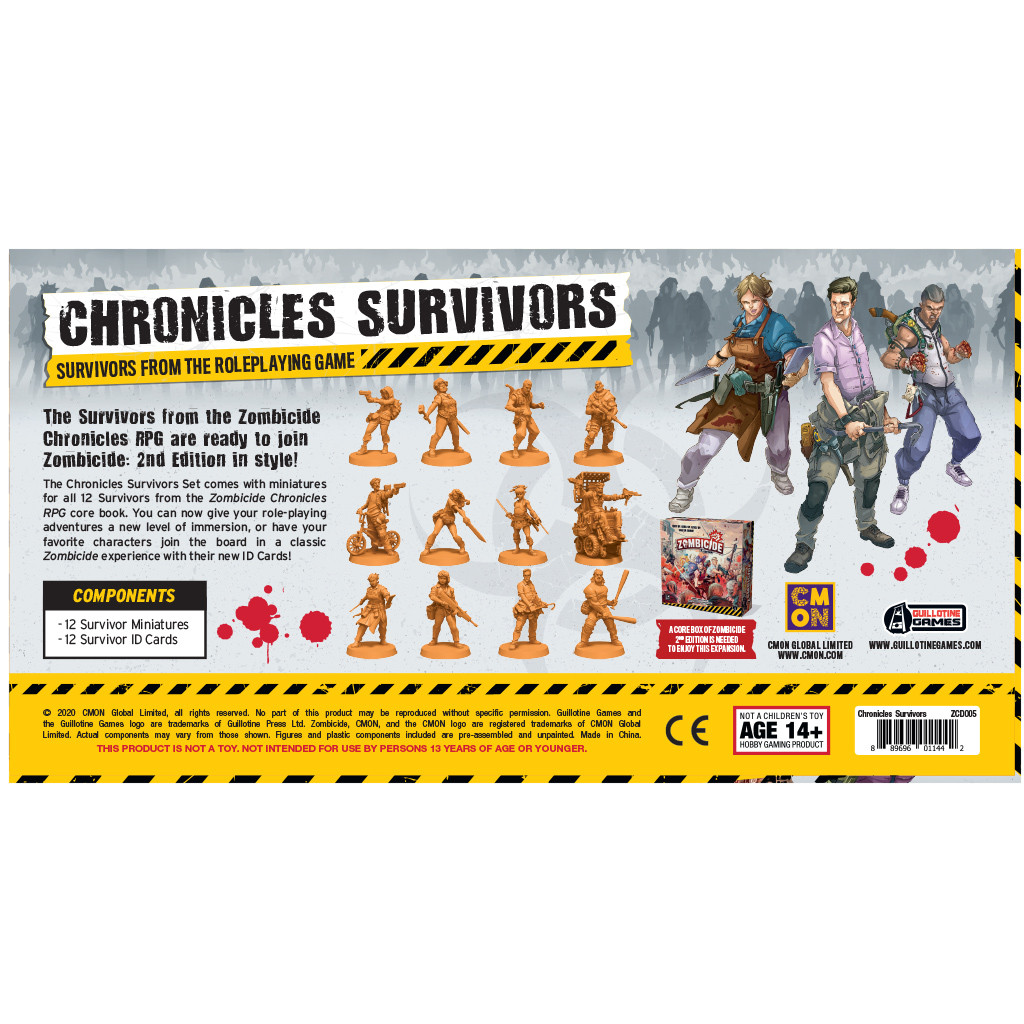 Zombicide 2nd Edition - Chronicles Survivor Set