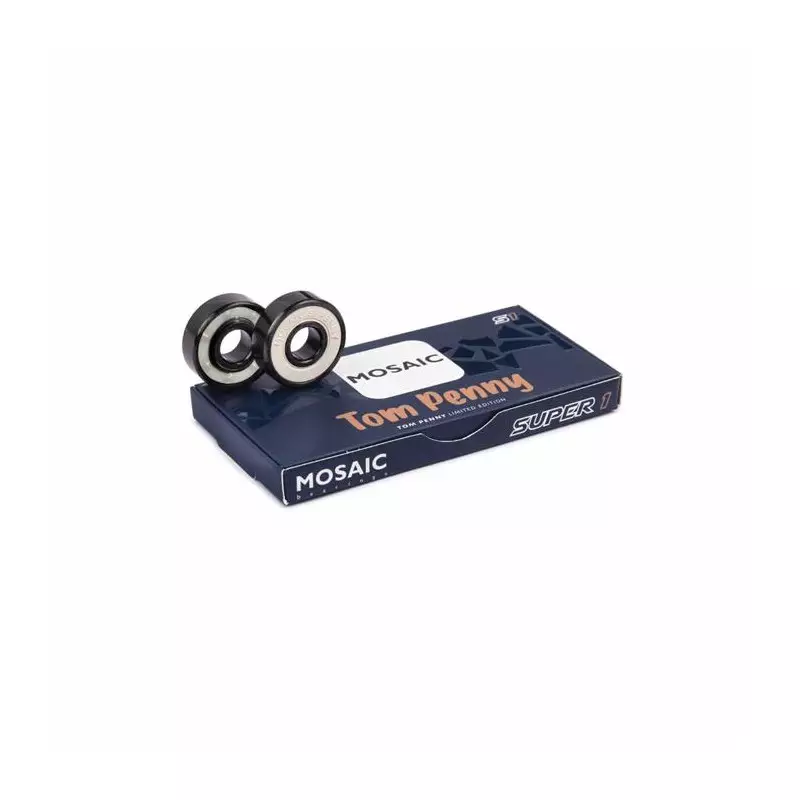 Roulements skate MOSAIC Super 1 Tom Penny Abec 7 Black White