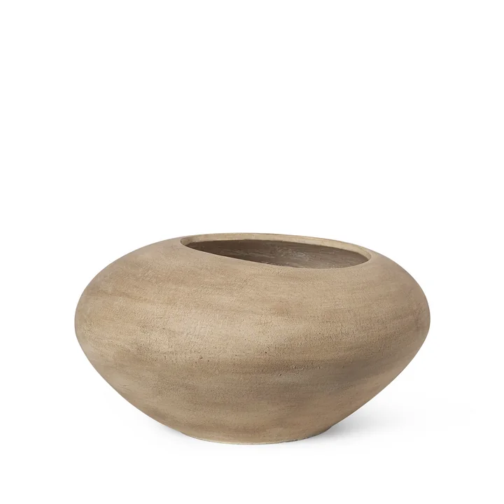 Ferm Living - Dodu Topf, H 30 cm, braun