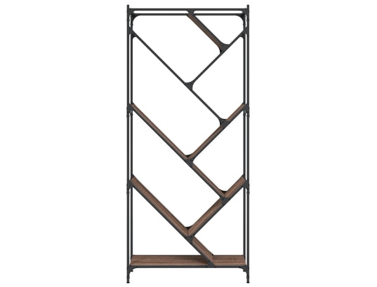 VIDAXL - Bibliothèque chêne marron 79x30x180 cm bois ingénierie et m...