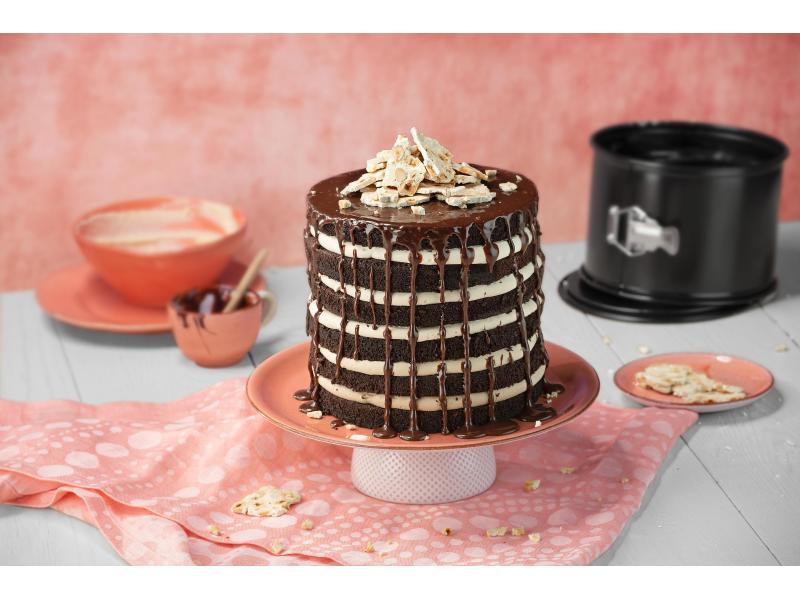 Kaiser Springform 20 cm, Schwarz Backform mit hohem Rand