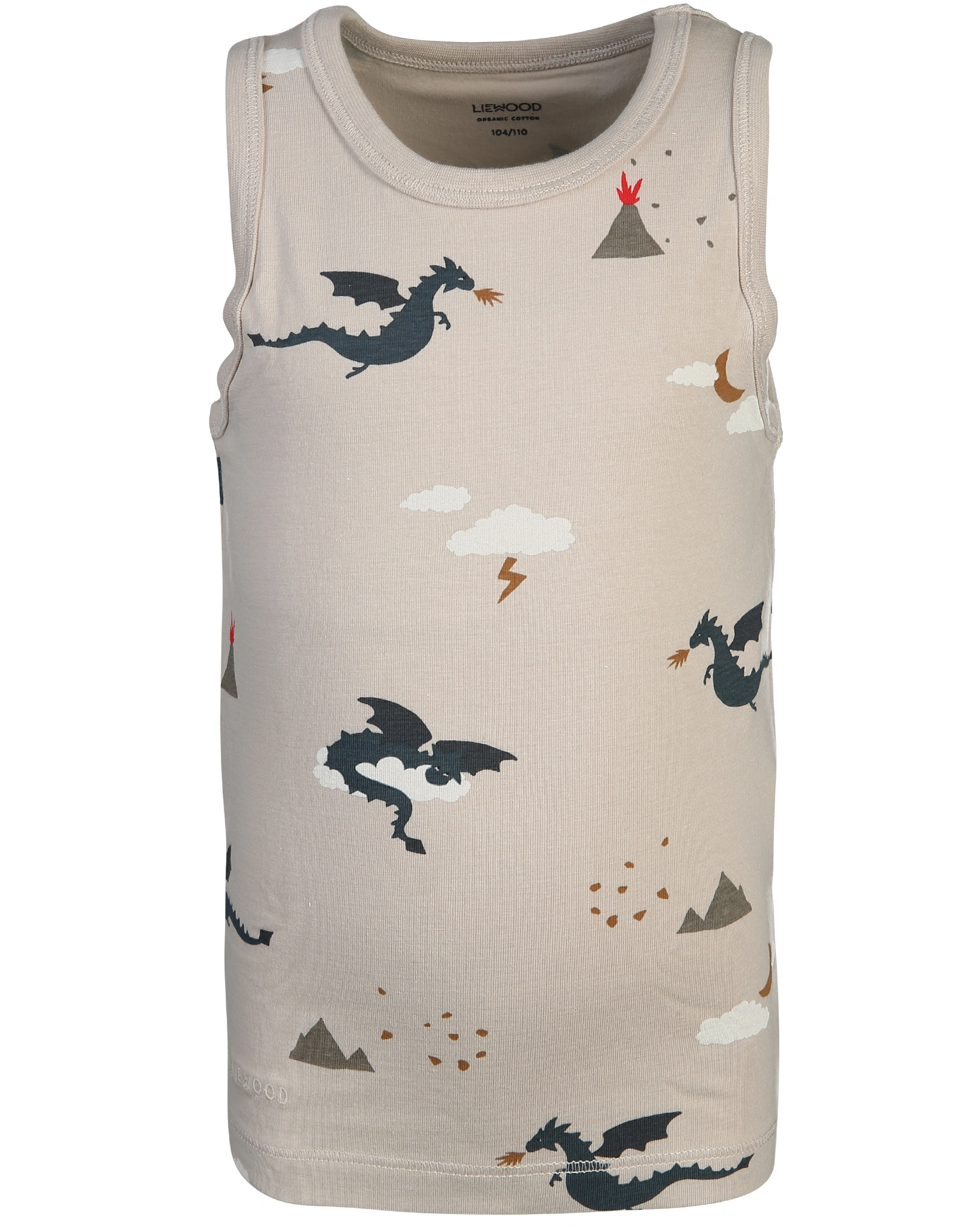 Tanktop FARIS LITTLE DRAGON 2er-Pack in dark sandy mix