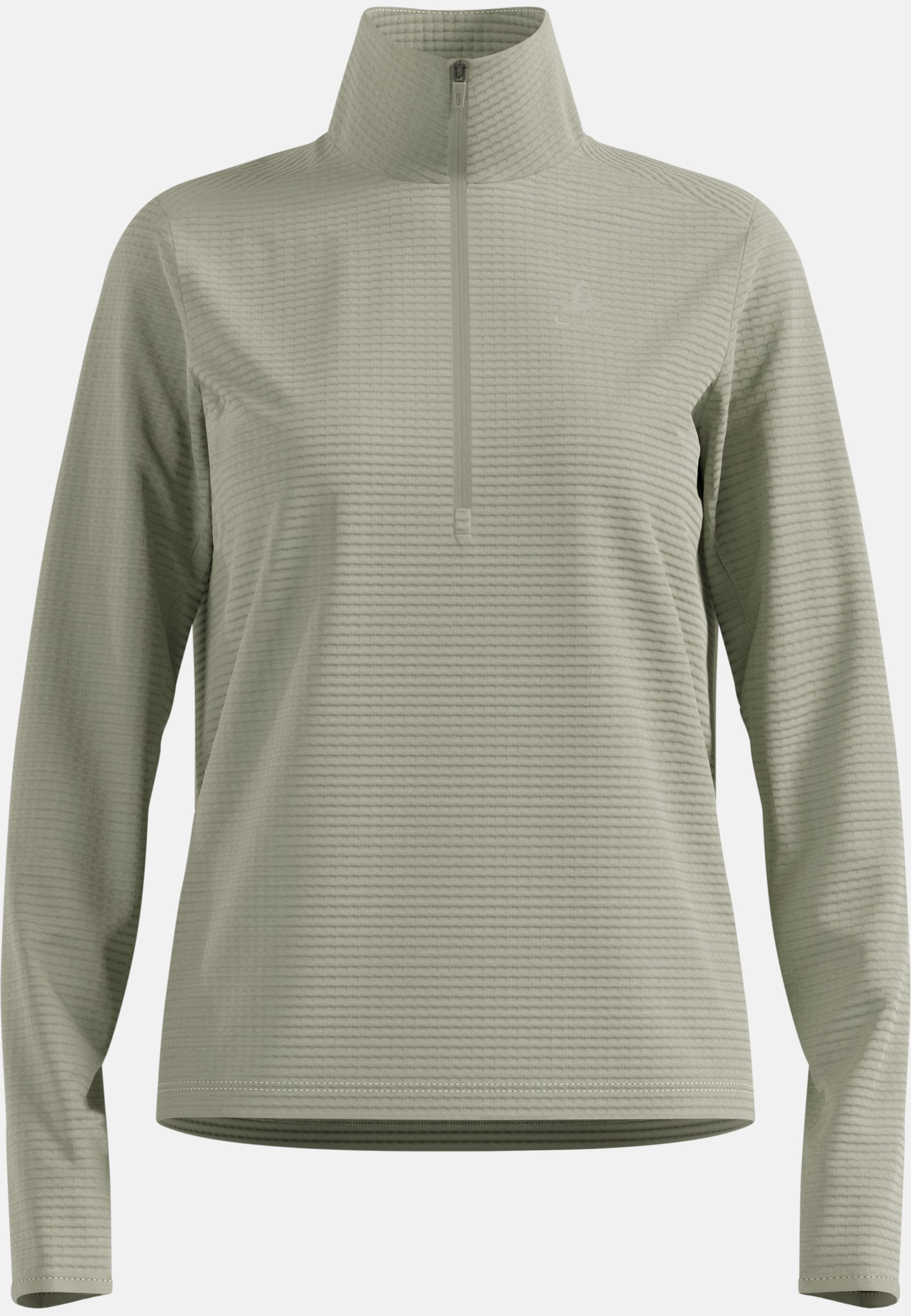 Essentials Thermal Laufshirt mit Halbreissverschluss in shadow