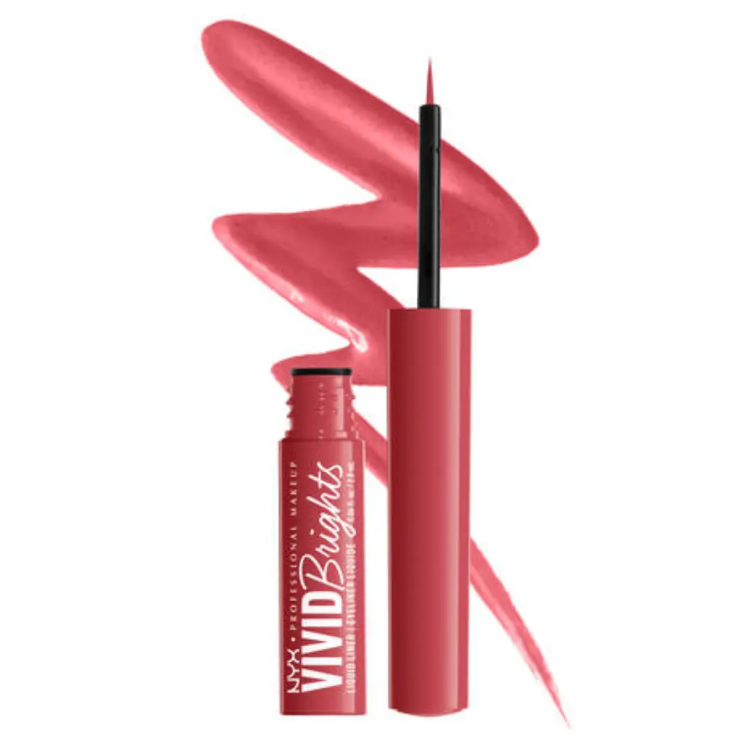 Vivid Brights Liquid Liner On Red