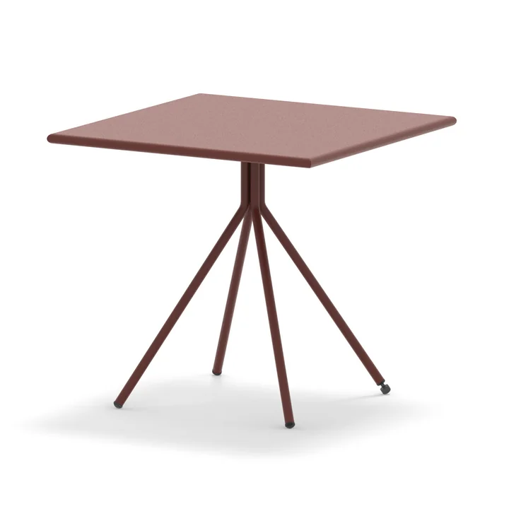 Vermobil - Twist Tisch, 80 x 80 cm, terrakotta