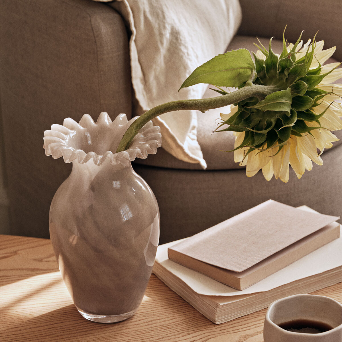 Broste Jasmin vase, grå