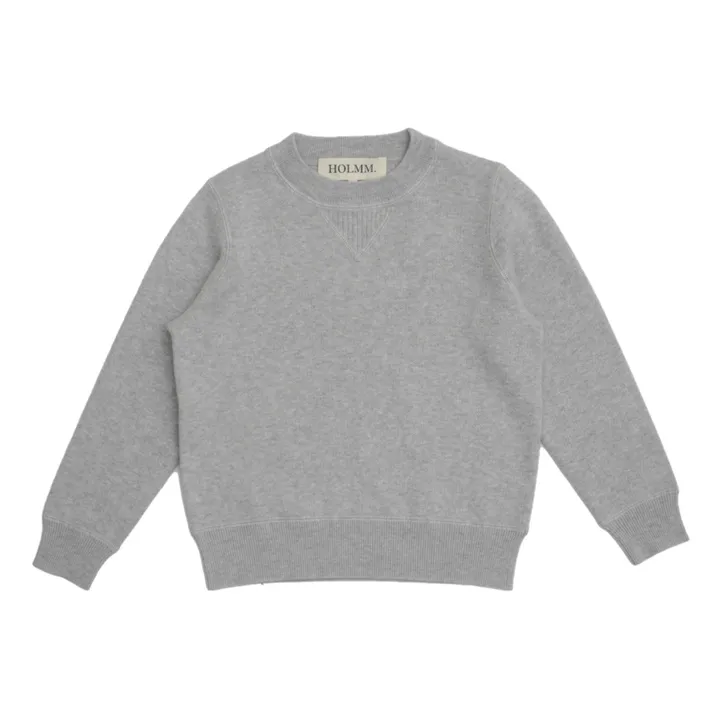 Holmm Sweat Coton Cachemire Roger | Gris