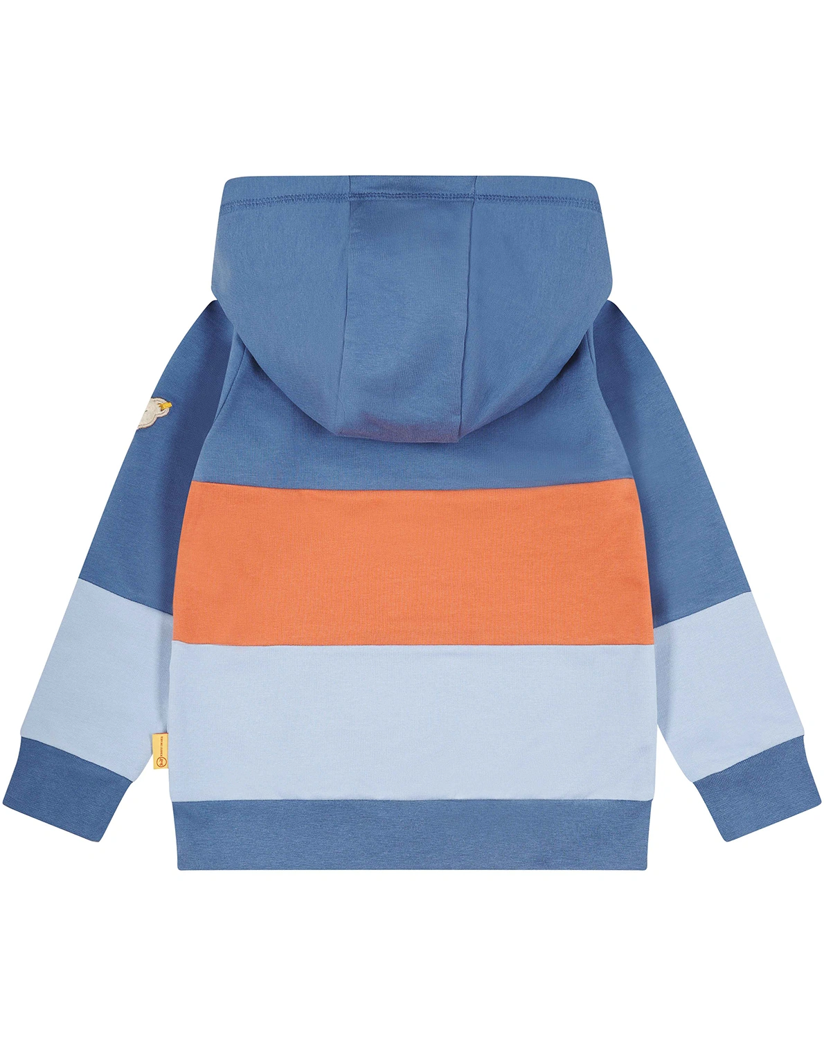 Kapuzen-Sweatshirt BLOCKS in bijou blue