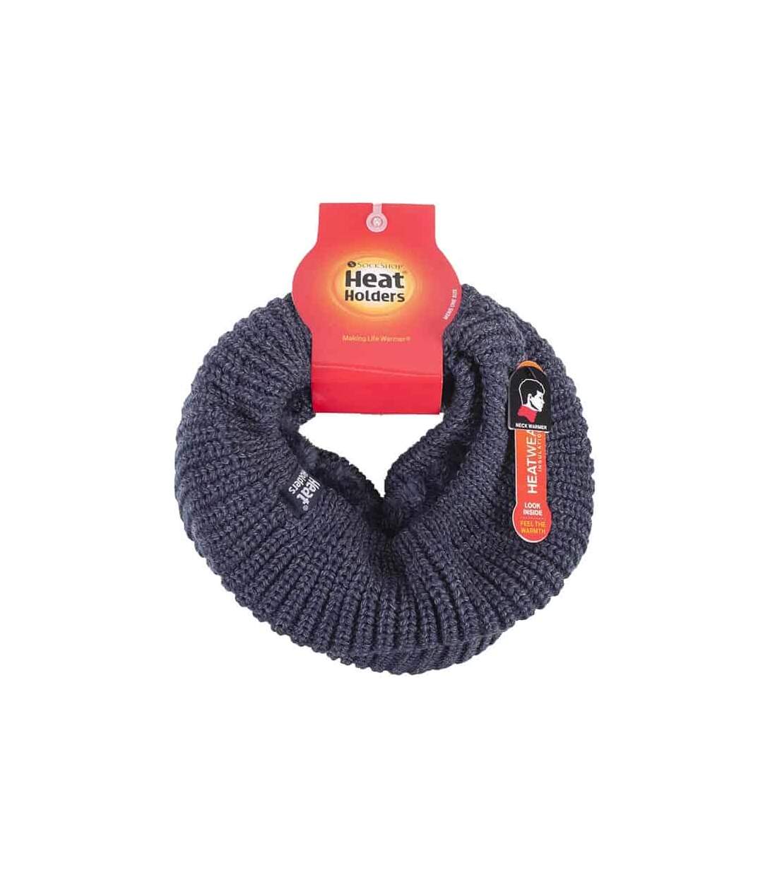 Cache-Cou Homme Épais Tricot avec Doublé Polaire