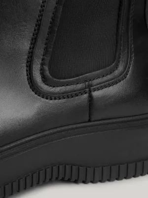 Botas Chelsea de couro repelente à água