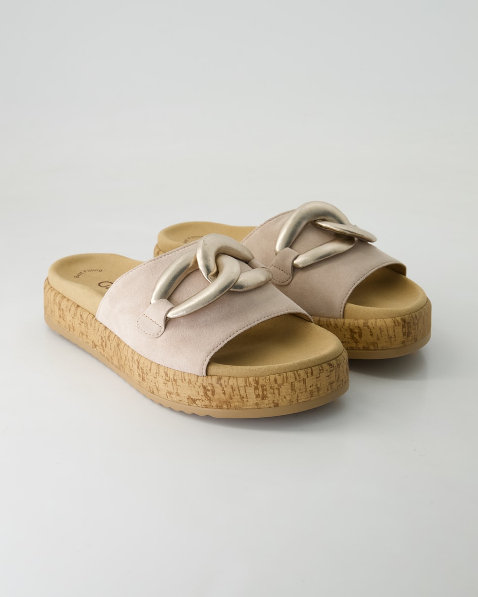 Gabor 63.761.10 Pantoletten in Beige