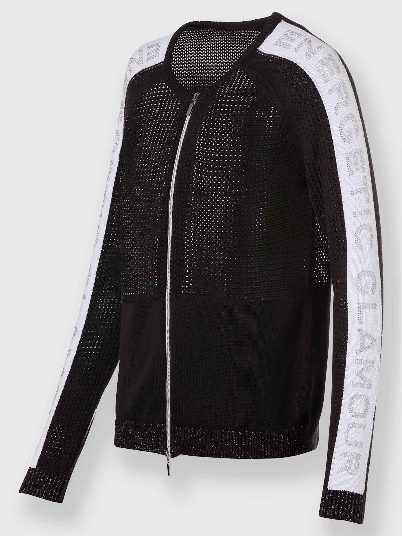 Veste en tricot mélange de tricots moderne