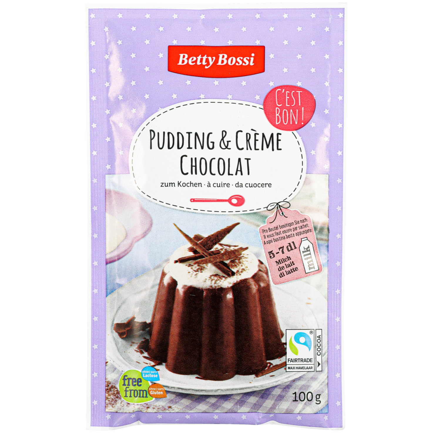 Betty Bossi Pudding Choco
