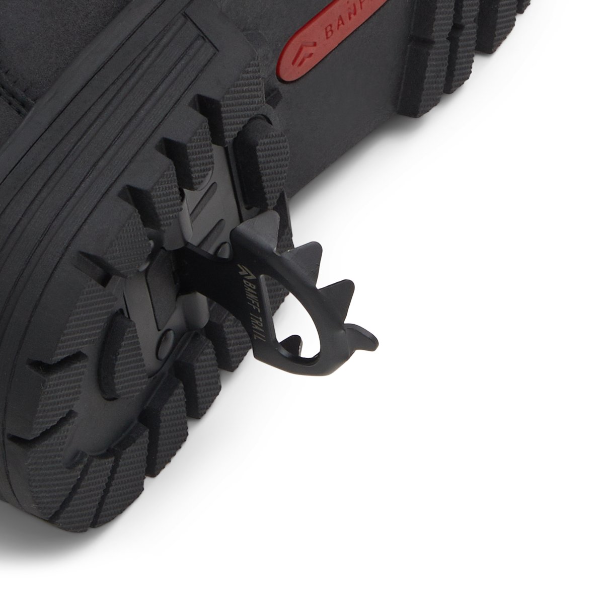 BANFF TRAIL-Woof-Bottillon - Talon plat - Noir