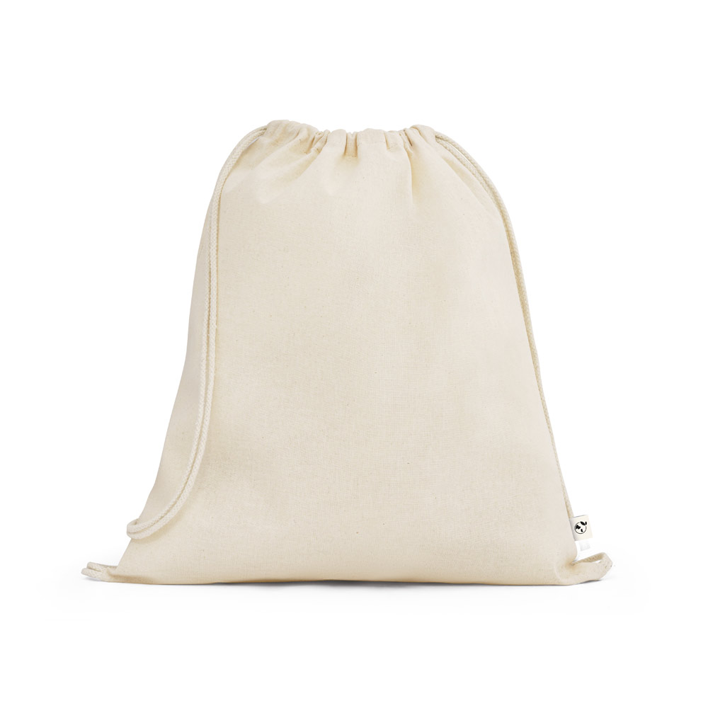 hi!dea 92527 - Sac à dos 100% coton biologique (140 g/m²)